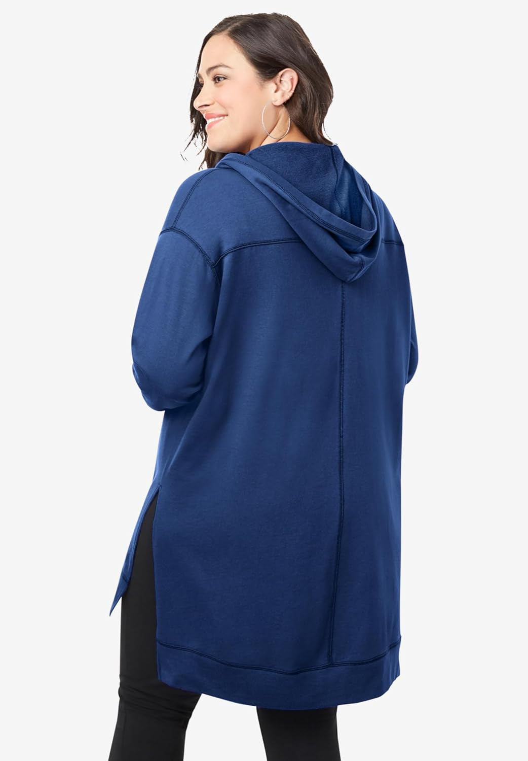 Women'S plus Size French Terry Hoodie Sweatshirt